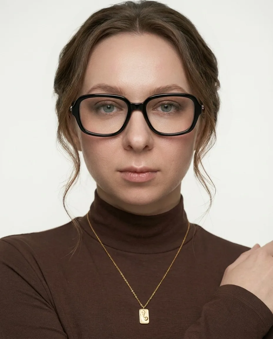 Оправа для очков Optik U TB 5749 C1 - на лице, фронтальный ракурс