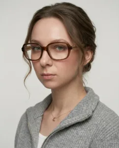 Оправа для очков Optik U TB 5749 C4 - на лице, ракурс 3/4